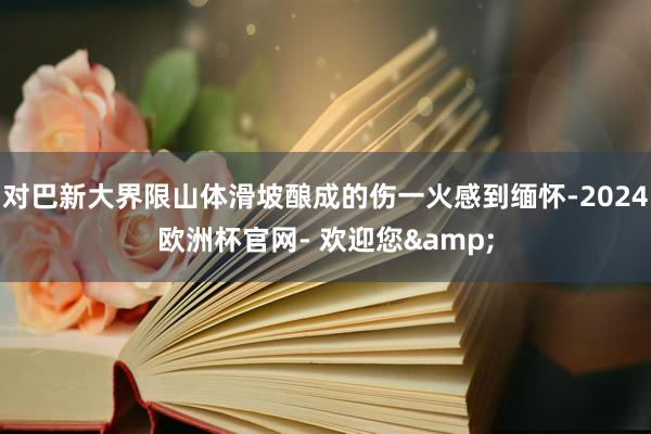 对巴新大界限山体滑坡酿成的伤一火感到缅怀-2024欧洲杯官网- 欢迎您&